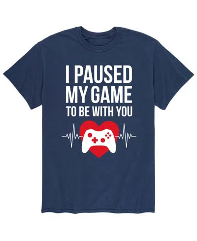 Airwaves Men's Valentines Day Short Sleeve T-shirt In Blue