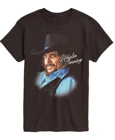 Airwaves Men's Waylon Jennings Core Short Sleeve T-shirt In Brown