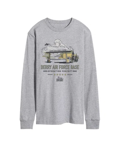 Airwaves Men's Welcome To Derry Air Force Long-sleeve Graphic T-shirt In Gray
