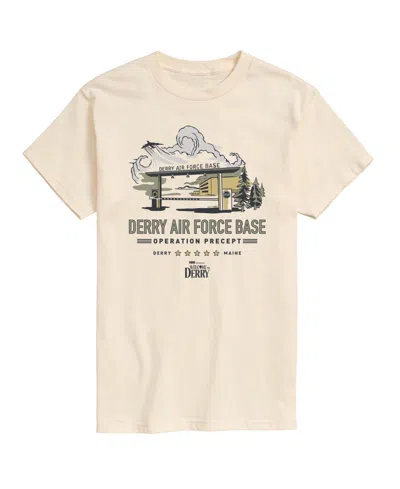 Airwaves Men's Welcome To Derry Air Force Short-sleeve Graphic T-shirt In White
