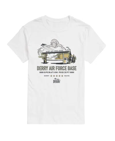 Airwaves Men's Welcome To Derry Air Force Short-sleeve Graphic T-shirt In White