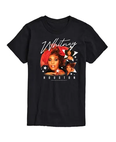 Airwaves Men's Whitney Houston Short Sleeve T-shirt In Black