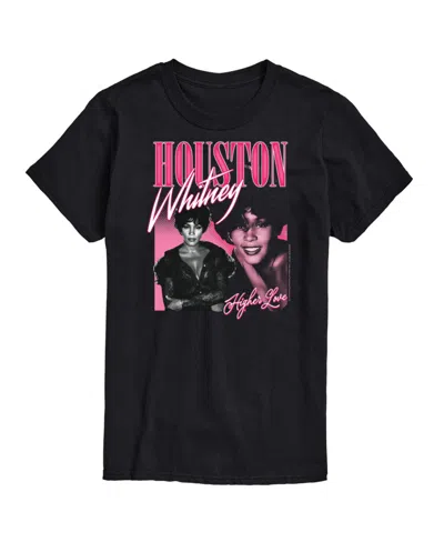 Airwaves Men's Whitney Houston Short Sleeve T-shirt In Black