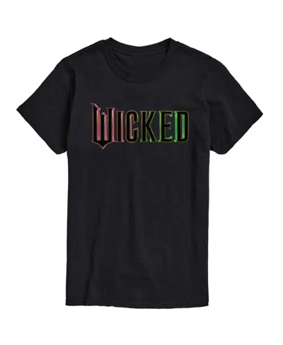 Airwaves Men's Wicked Colorful Logo Short Sleeve Tee In Black