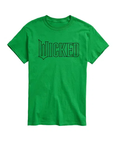 Airwaves Men's Wicked Colorful Logo Short Sleeve Tee In Green