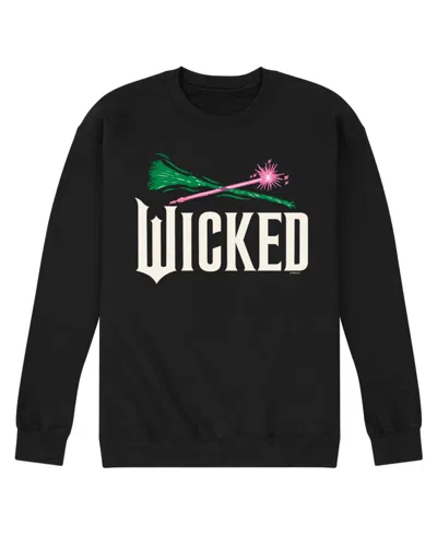 Airwaves Men's Wicked Part 2 Broom And Wand Logo Long-sleeve Sweatshirt In Black