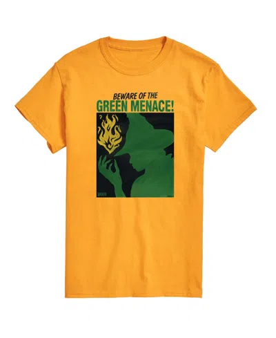 Airwaves Men's Wicked Part 2 Elphaba Poster Graphic Printed Short-sleeve T-shirt In Yellow