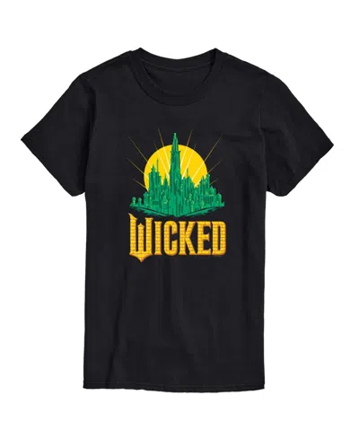 Airwaves Men's Wicked Part 2 Emerald City Graphic Short-sleeve Printed T-shirt In Black