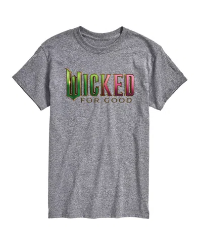 Airwaves Men's Wicked Part 2 For Good Logo Short-sleeve Graphic Printed T-shirt In Gray