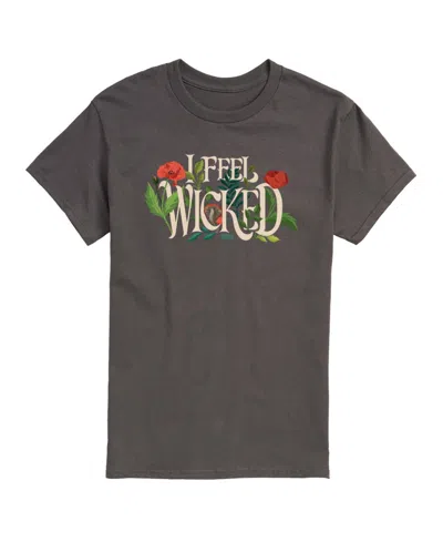 Airwaves Men's Wicked Part 2 I Feel Wicked Graphic Print Short-sleeve T-shirt In Gray