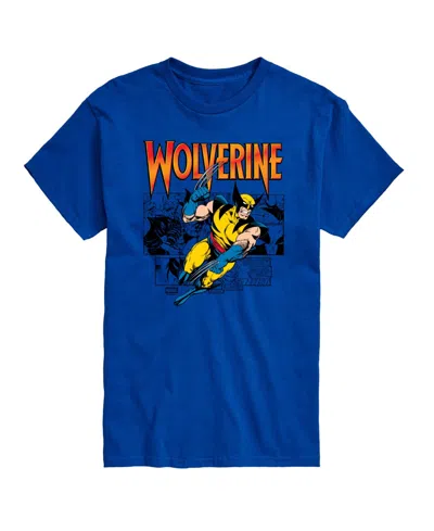 Airwaves Men's Wolverine Comic Pop Short-sleeve Graphic T-shirt In Blue