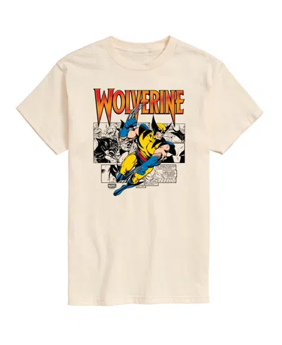 Airwaves Men's Wolverine Comic Pop Short-sleeve Graphic T-shirt In White