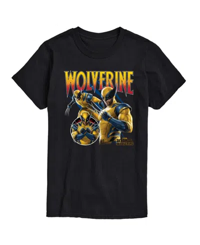 Airwaves Men's Wolverine Short Sleeve T-shirt In Black