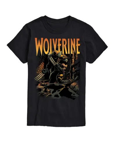Airwaves Men's Wolverine Short Sleeve T-shirt In Black