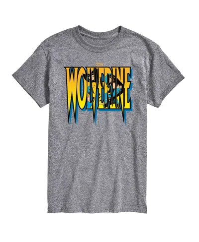 Airwaves Men's Wolverine Short Sleeve T-shirt In Gray