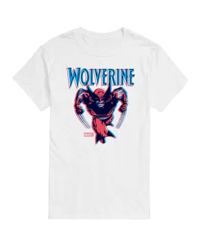 Airwaves Men's Wolverine Short Sleeve T-shirt In White