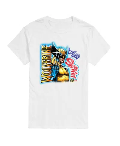 Airwaves Men's Wolverine Short Sleeve T-shirt In White