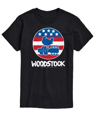 Airwaves Men's Woodstock Americana Short-sleeve Graphic T-shirt In Black