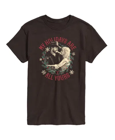 Airwaves Men's Yellowstone All Yours Rules Short Sleeve Tee In Brown