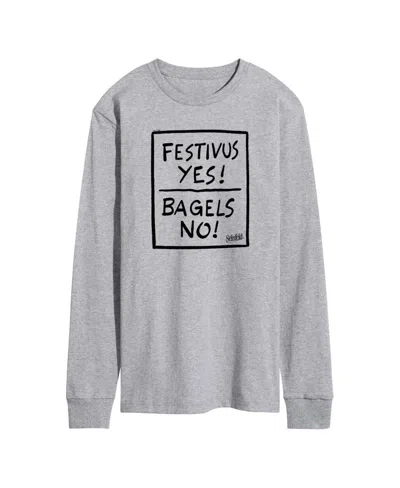 Airwaves Men's Yellowstone Festivus Long Sleeve Fleece In Gray