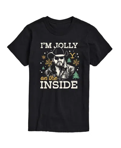 Airwaves Men's Yellowstone Jolly Inside Short Sleeve Tee In Black