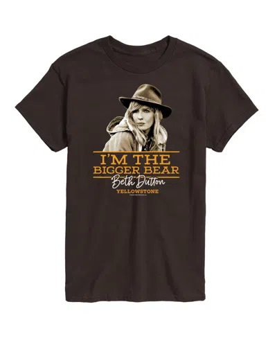 Airwaves Men's Yellowstone Short Sleeve T-shirt In Brown