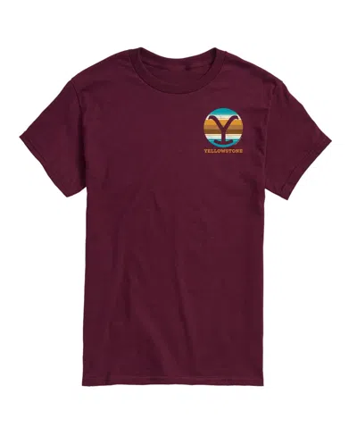 Airwaves Men's Yellowstone Short Sleeve T-shirt In Red