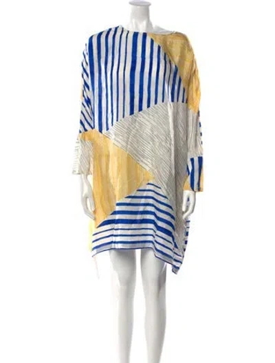 Pre-owned Aish Striped Mini Dress In Multi