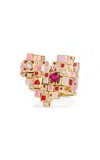 Aisha Baker The Ever After 18k Yellow Gold Multi-stone Ring