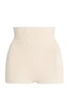 Aisling Camps Batty Rider Cotton-blend Shorts In Ivory