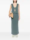 Aisling Camps Brushed Mohair-blend Vest In Blue
