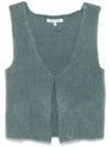 Aisling Camps Brushed Mohair Vest In 蓝色