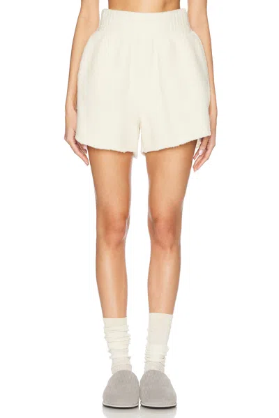 Aisling Camps Felted Boxer Short In Ivory