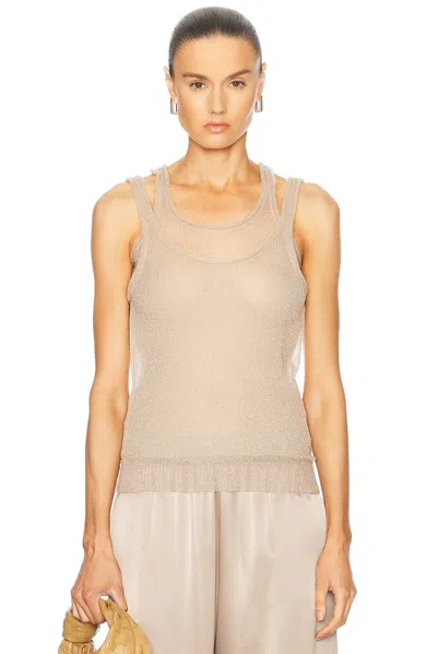 Aisling Camps Film Tank Top In French Grey