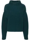 Aisling Camps Ribbed Sweater In Blue