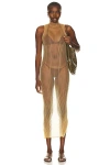 Aisling Camps Mist Tube Dress In Honey