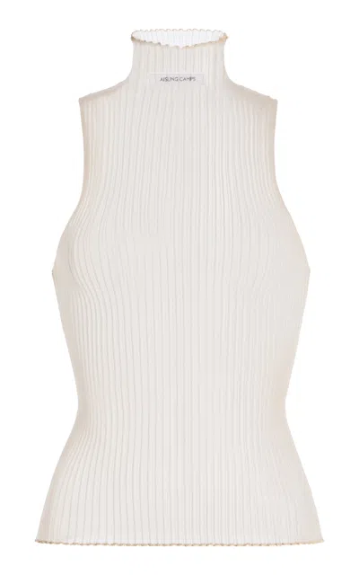 Aisling Camps Modern Mist Knit Top In White