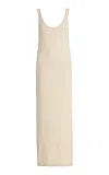 Aisling Camps Pebble Wool-blend Knit Midi Dress In Ivory