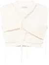 Aisling Camps Tortoise Cotton-blend Vest In Neutrals