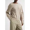 Aisling Camps Sculpted Wool Blend Pullover Sweater In Neutral