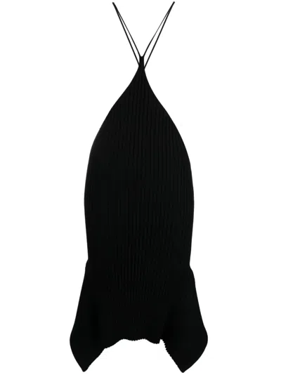 Aisling Camps Shala Ribbed Midi Skirt In Black
