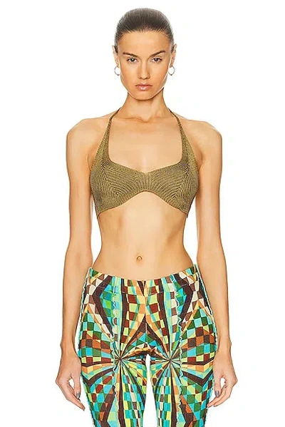 Aisling Camps Zoe Bra Top In Gold