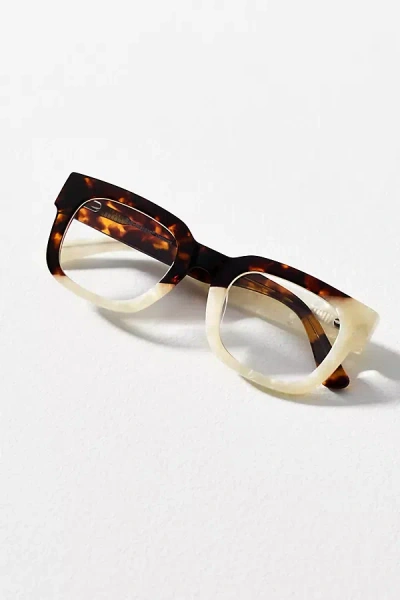 Aj Morgan Spliced Square Readers In Brown