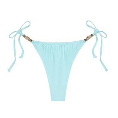 Aja Swimline Women's Selene Bikini Bottom - Embellished - Blue