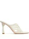 Aje 90mm Celyse Woven Heeled Sandals In White