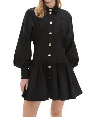 Aje Alexa Mini Dress In Black