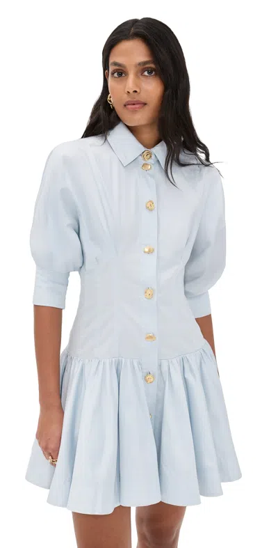 Aje Alexa Mini Dress Pastel Blue