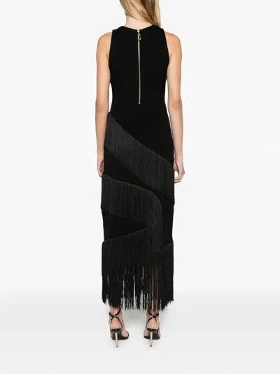Aje Align Knit Maxi Dress In Black