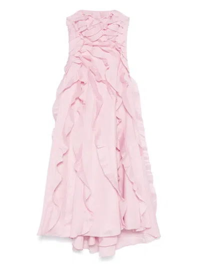 Aje Allairie Maxi Dress In Pink