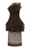 Aje Amaryllis Maxi Dress - In Brown